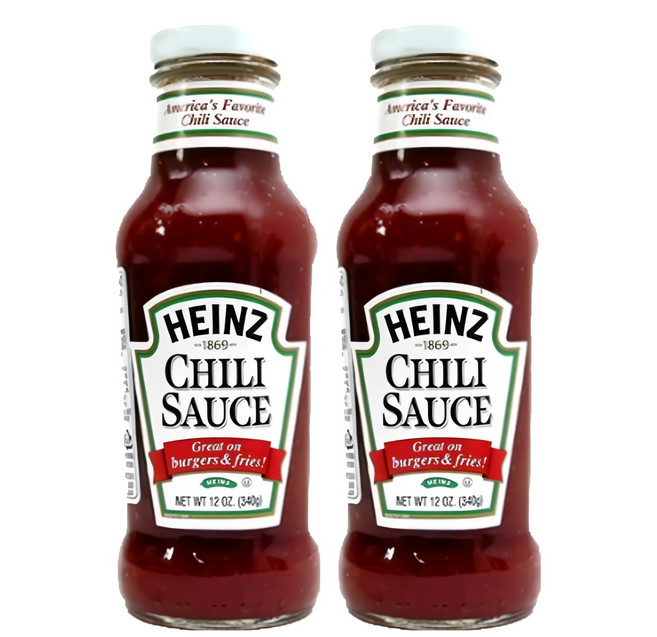 하인즈 칠리 맛 소스, 340g, 2개