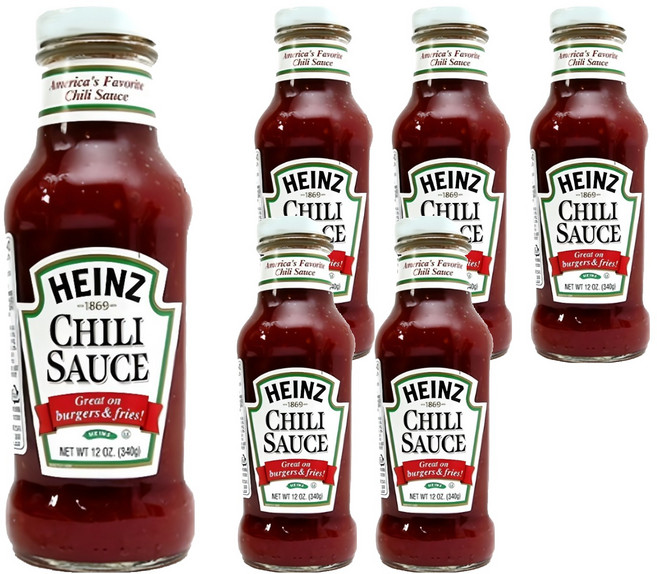 하인즈 칠리맛 소스, 340g, 6개