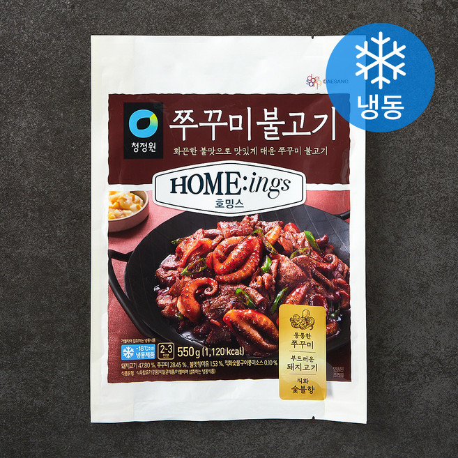 청정원 호밍스 쭈꾸미 불고기 (냉동), 550g, 1개