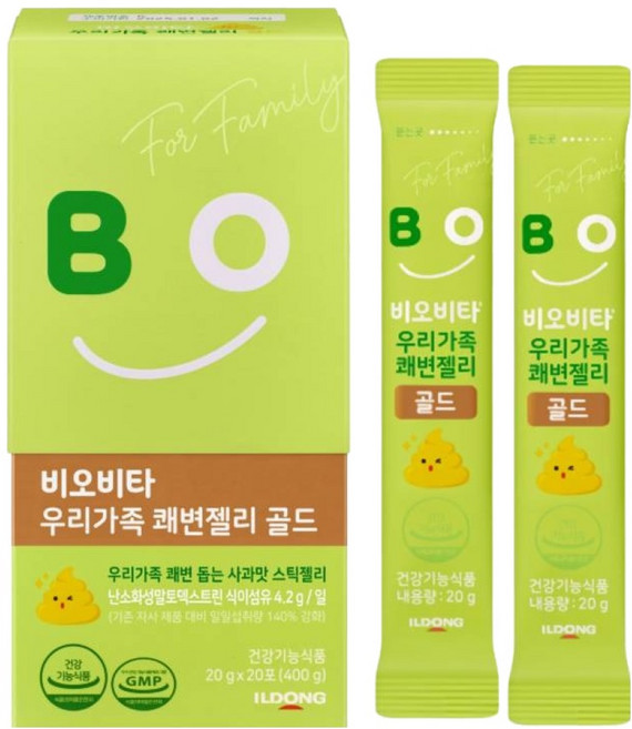 비오비타 우리가족 쾌변젤리 골드, 400g, 1개