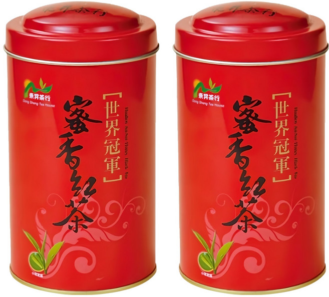 哇好米 花蓮瑞穗東昇茶行 蜜香紅茶, 80g, 2罐, 1入
