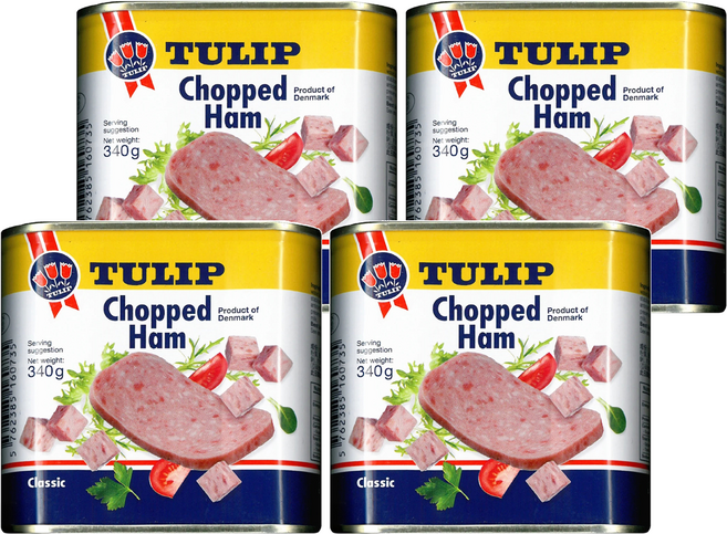 TULIP 火腿餐肉, 340g, 4罐