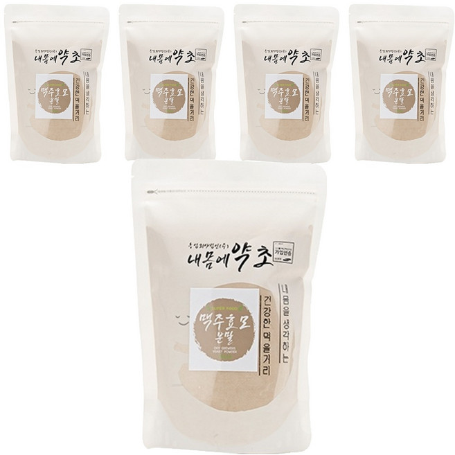 내몸에약초 맥주효모 분말, 5개, 500g