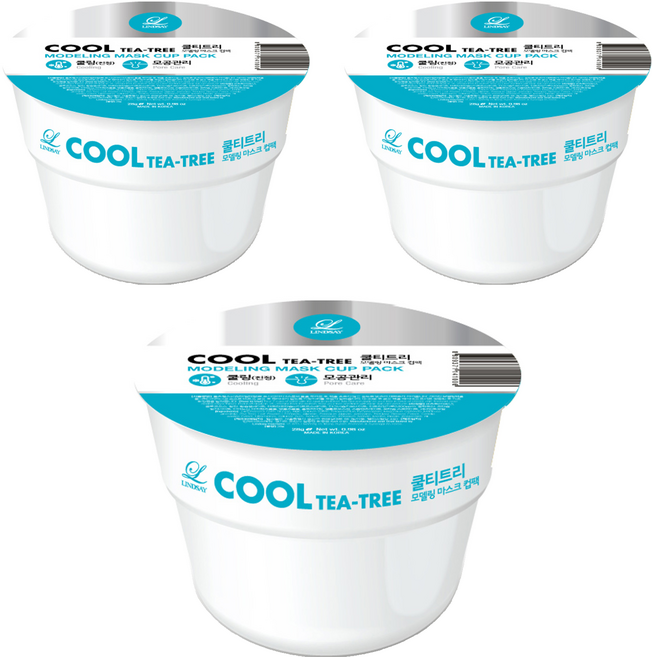 린제이 티트리 컵 모델링팩 28g, 1개입, 3개