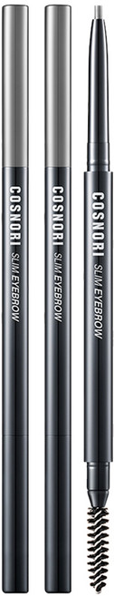 코스노리 슬림 아이브로우 펜슬 0.13g, 05 더치그레이, 2개