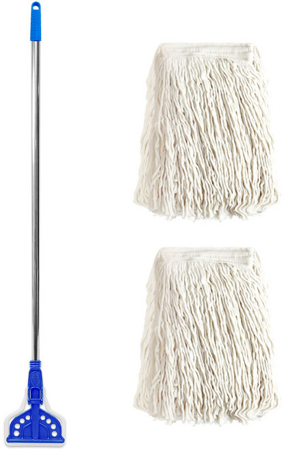 월드크린 스텐 마포대 + 원사 걸레 450g x 2p 세트, 1세트