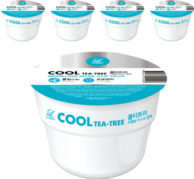 린제이 티트리 컵 모델링팩 28g, 1개입, 5개