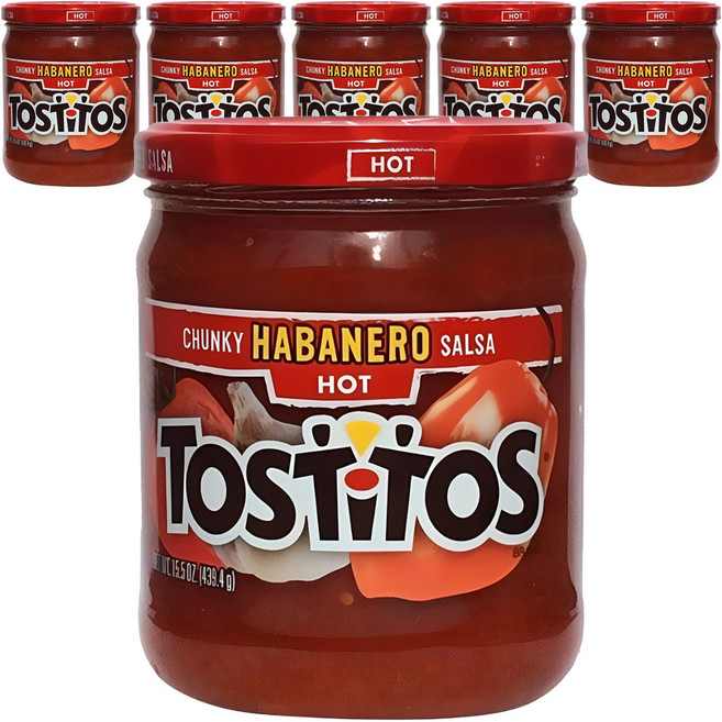 토스티토스 하바네로 살사소스, 439.4g, 6개