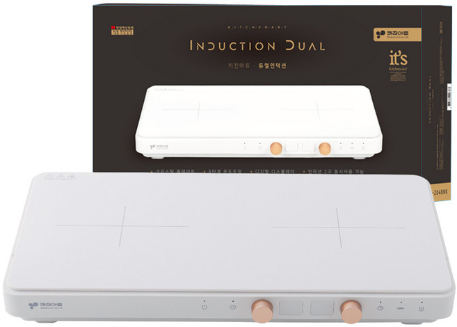 키친아트 듀얼 인덕션 2구, KID-2040NK, 일반형