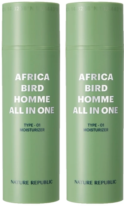 네이처리퍼블릭 아프리카 버드 옴므 올인원 모이스처라이저, 150ml, 2개 - 쿠팡