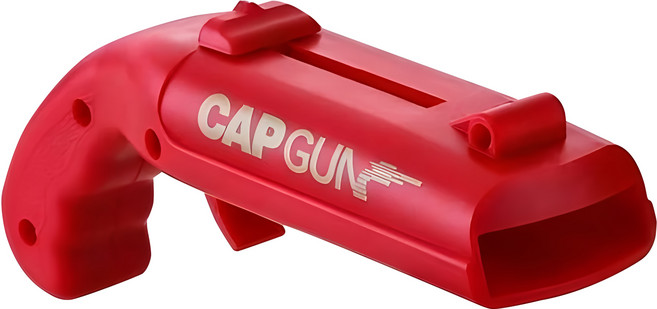 Cap Gun 彈射開瓶器 經典款, 紅色, 1個