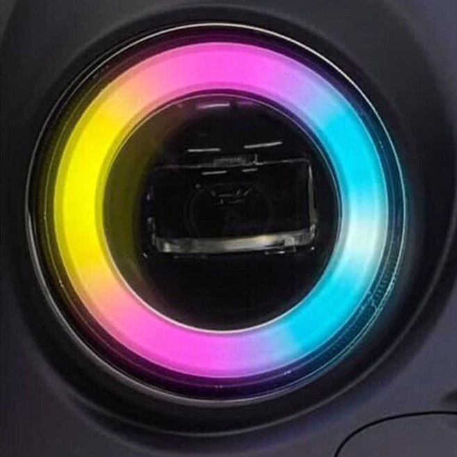 YAMAHA Vinoora大燈光圈保護貼, 彩鈦, 1組