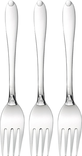 生活King 304不鏽鋼西式中餐叉套裝 17.1cm長, 不鏽鋼, 3支