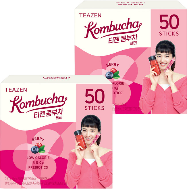 티젠 콤부차 베리, 5g, 50개입, 2개