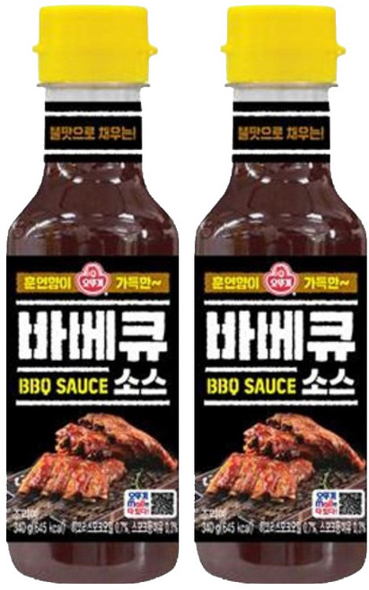 오뚜기 바베큐소스, 340g, 2개