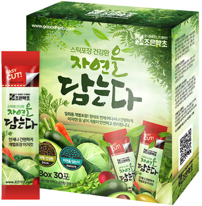 조은약초 자연을 담는다 스틱형 개다래환, 3g, 30개