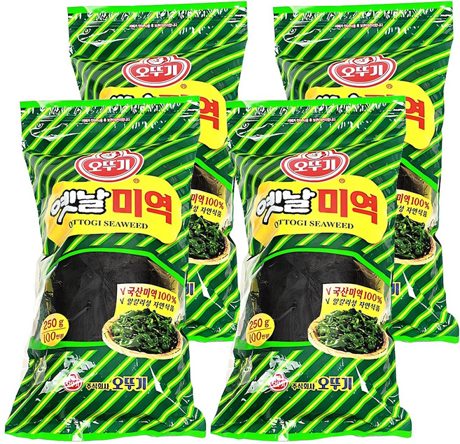 오뚜기옛날 미역, 250g, 4개
