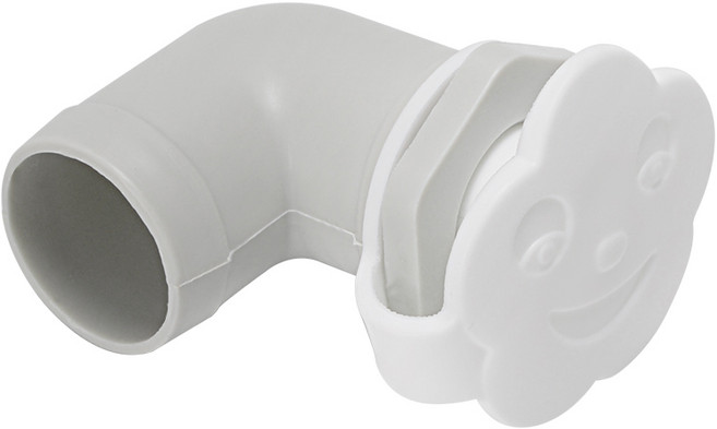 코멧 홈 스파 테라피 욕조 전용 배수구 세트, 그레이