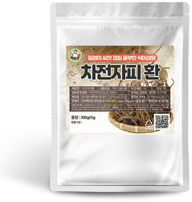 백장생 차전자피 환, 1개, 300g