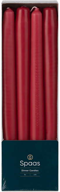 스파스 페스틸럭스 테이퍼 캔들 빨강 8p, 62g, 1개, 무향