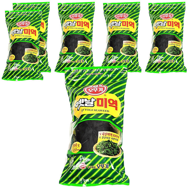 오뚜기옛날 미역, 250g, 6개