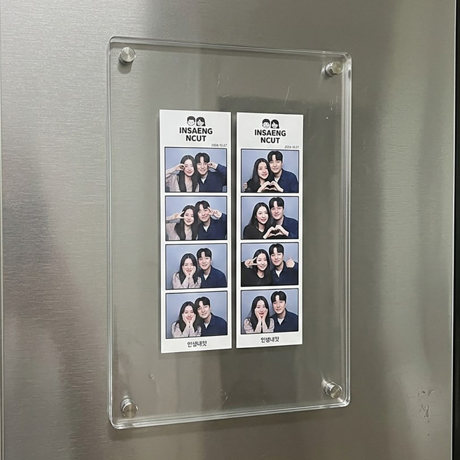 제이브 액자 냉장고 자석, 1개, 투명