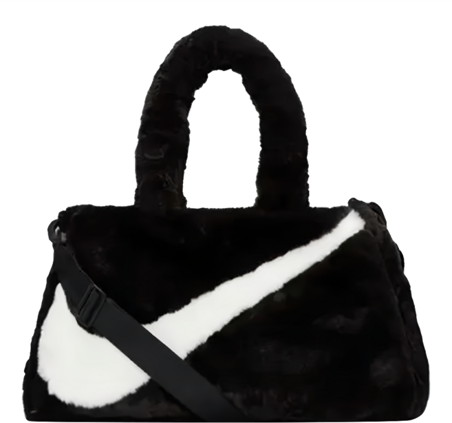 NIKE 耐吉 W NSW FX FUR 男女單肩包 TOTE-DQ58040100, 1個, Black