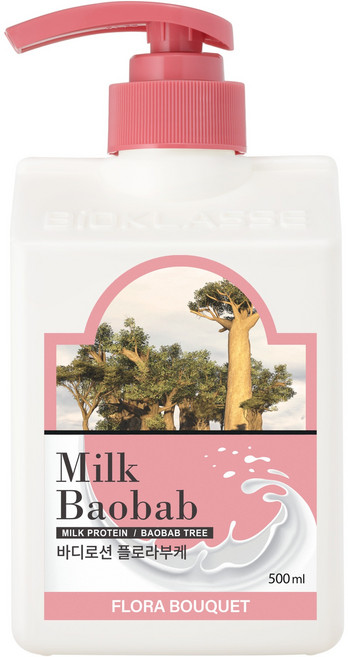 밀크바오밥 퍼퓸 바디로션 플로라부케향, 500ml, 1개