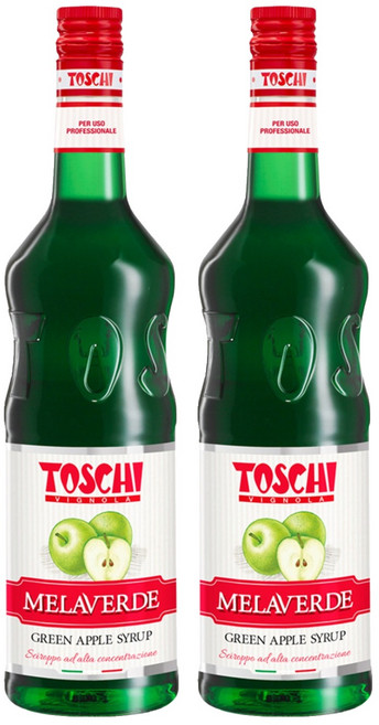 토스키 그린 애플 시럽, 1L, 2개