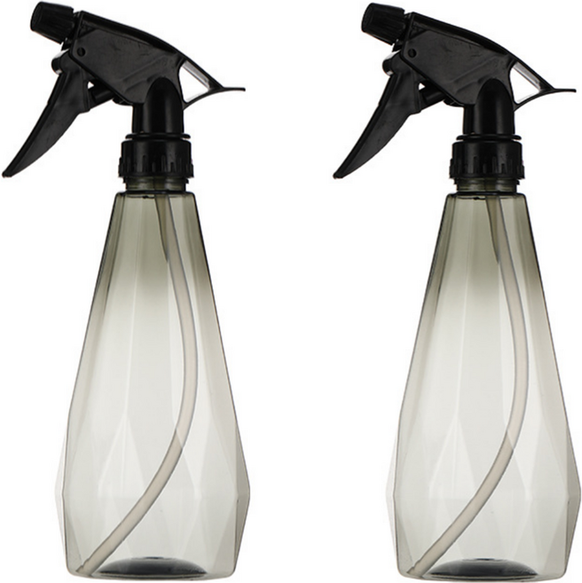 데일리픽 가정용 다리미 미용실 원예 분무기 500ml, 그레이, 2개