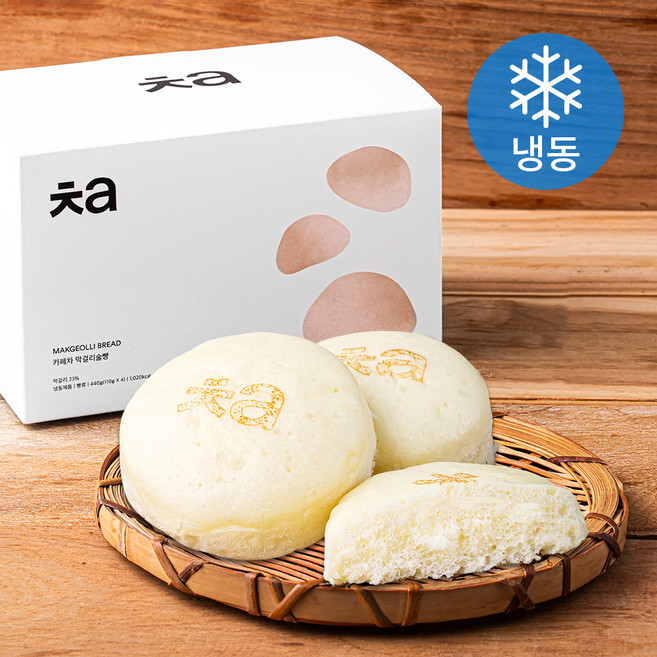 카페차 막걸리 술빵 (냉동), 110g, 4개입, 1개