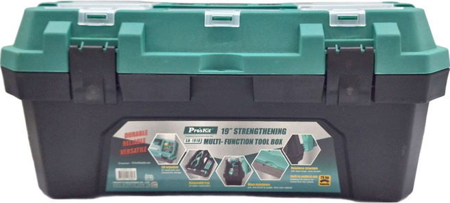 Pro'sKit 寶工 加強型多功能雙層工具箱, 1個