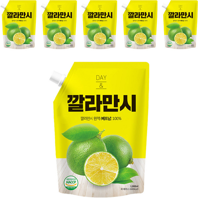 데이앤 깔라만시 원액, 1L, 6개