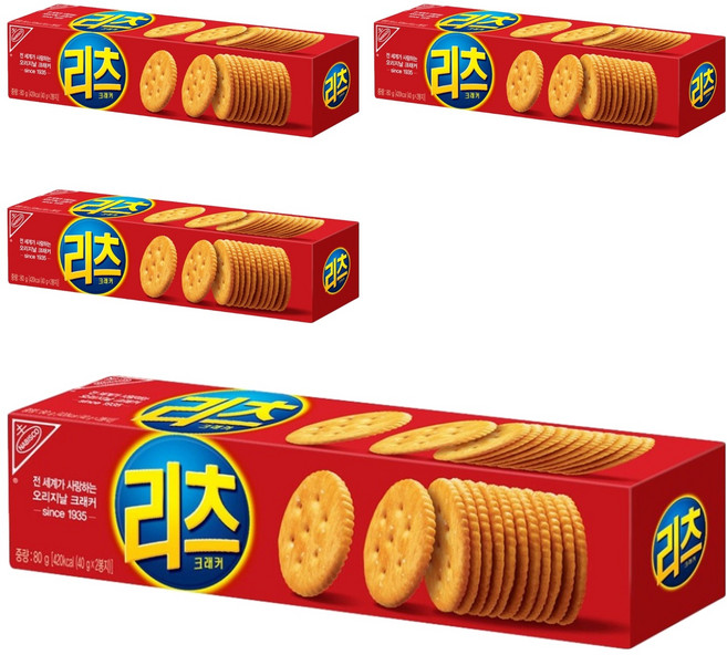리츠 크래커, 80g, 4개