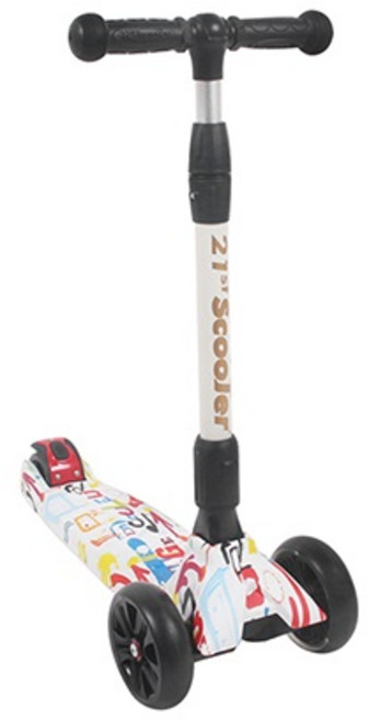 21st 스페셜 에디션 접이식 아동용 킥보드, 그라비티, 1개