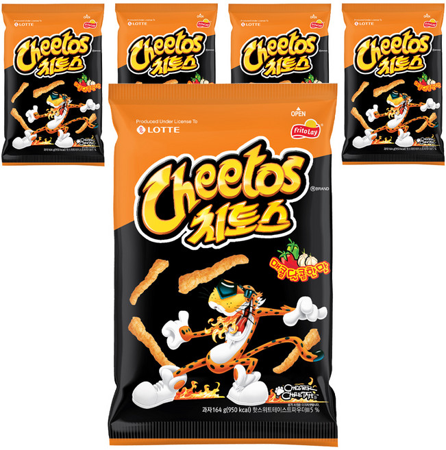 치토스 매콤달콤한맛, 164g, 5개