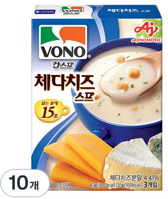 보노 체다치즈스프, 63g, 10개