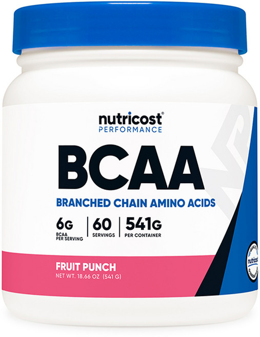 뉴트리코스트 BCAA 파우더 과일펀치향, 1개, 541g