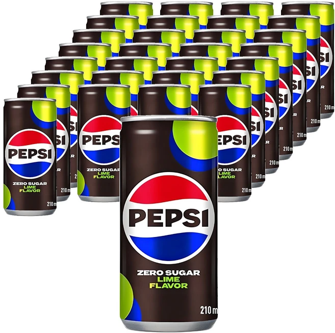 펩시 제로슈거 라임향, 210ml, 60개 - 쿠팡