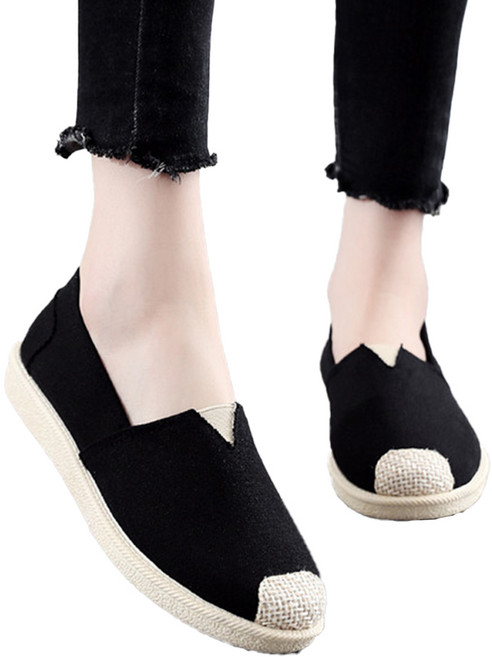 엘쏘 여성용 라운드 캔버스 스니커즈