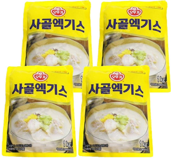 [오뚜기] 사골엑기스, 4개, 1kg