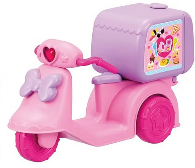 Mell Chan 小美樂 外送摩托車, 1個, 粉紅色