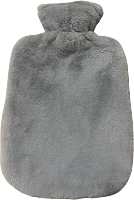 U-mop 毛絨熱水袋 2000ml 灰色, 1個