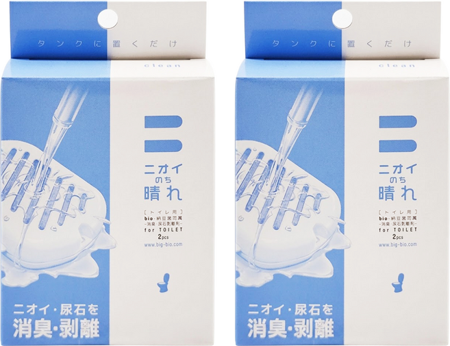 BIG BIO W.C納豆王 廁所除臭劑 BB-05 2個, 25g, 2組