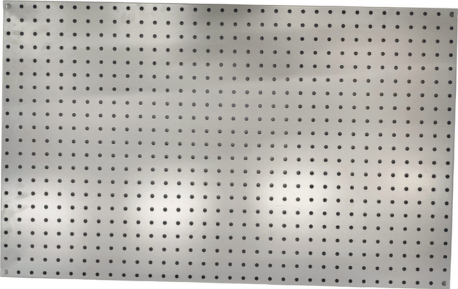 撥撥的架子 洞洞板 862 x 532mm 水泥灰 牆面收納 置物架, 1件