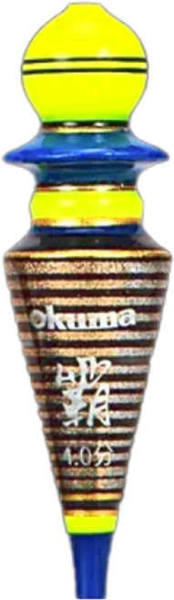 okuma 寶熊釣具 熊霸 釣蝦標 浮標 2.8分~4.0分 吸震 抗氣泡 中通波 阿波 釣蝦 泰國蝦 蝦標 3.2分, 茶金黃, 1個