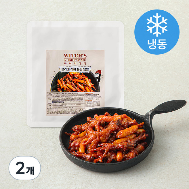 콜라겐 직화 튤립 닭발(냉동), 300g, 2개