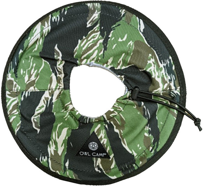 OWL CAMP 露營燈罩 虎紋迷彩 直徑25cm 600D牛津布, 1個