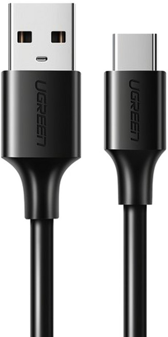 UGREEN 綠聯 USB-C-Type-C快充傳輸線, 3m, 黑色, 1條