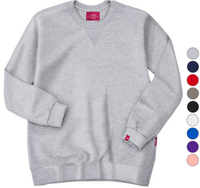 엘라모 남녀공용 3M 무지 맨투맨